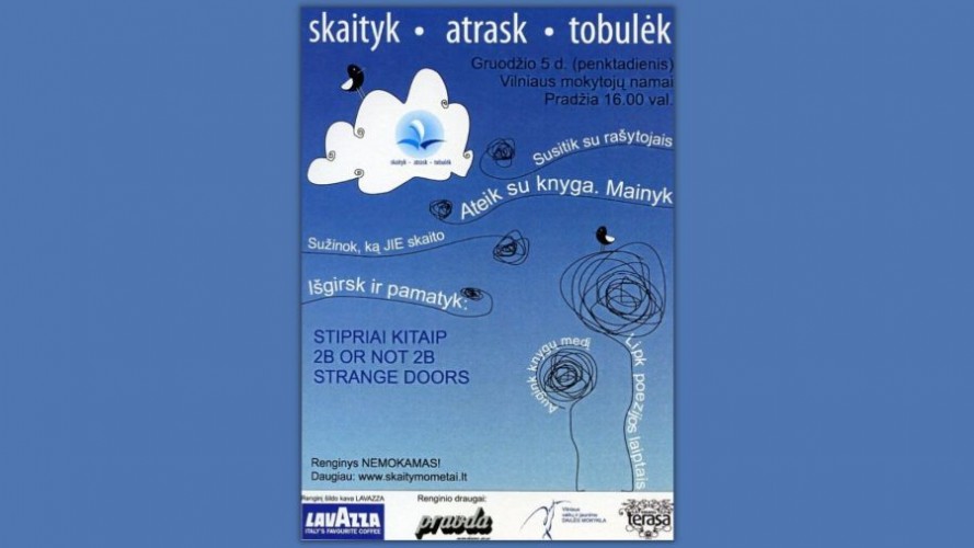 2008-ųjų – Skaitymo metų baigiamojo renginio plakatas