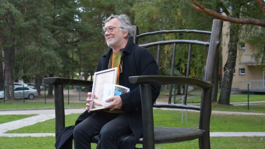 Antanui A. Jonynui įteikta Antano Dambrausko premija. Nuotr. Dainiaus Dirgėlos