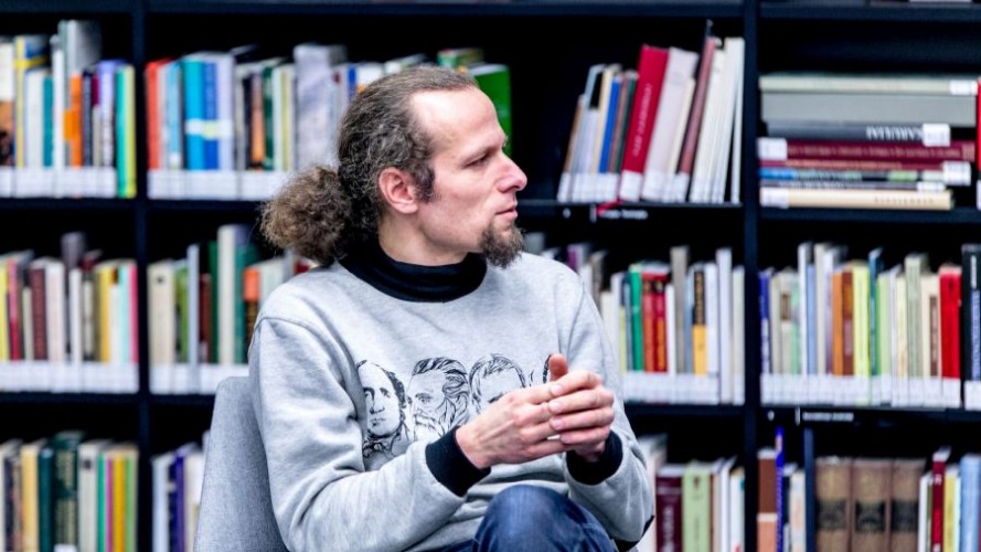 Poetas Marius Burokas. Nuotr. Vygaudo Juozaičio