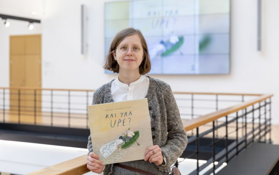 Iliustruotoja Monika Vaicenavičienė. Vygaudo Juozaičio nuotr.