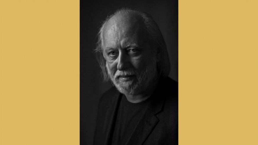 László Krasznahorkai. Nuotr. autorius Miklós Déri / šaltinis wikipedia.org