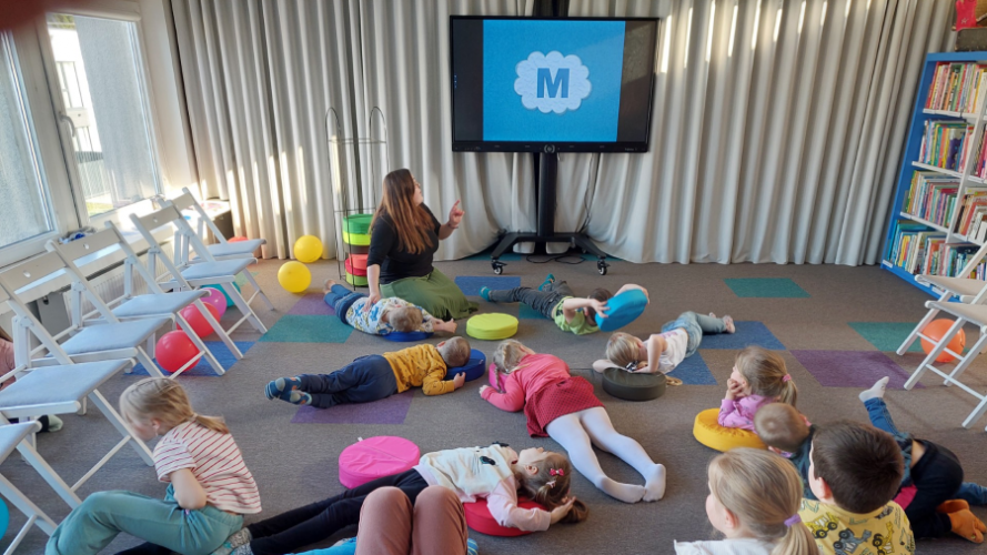 Panevėžio apskrities Gabrielės Petkevičaitės-Bitės vie&scaron;osios bibliotekos ankstyvojo skaitymo ugdymo programa &bdquo;Skaitonautai&ldquo;. Organizatorių nuotr. 